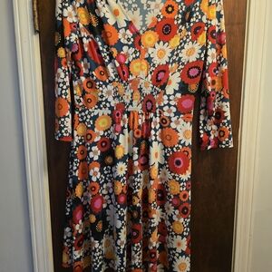 Maggy London Multicolor Floral Dress